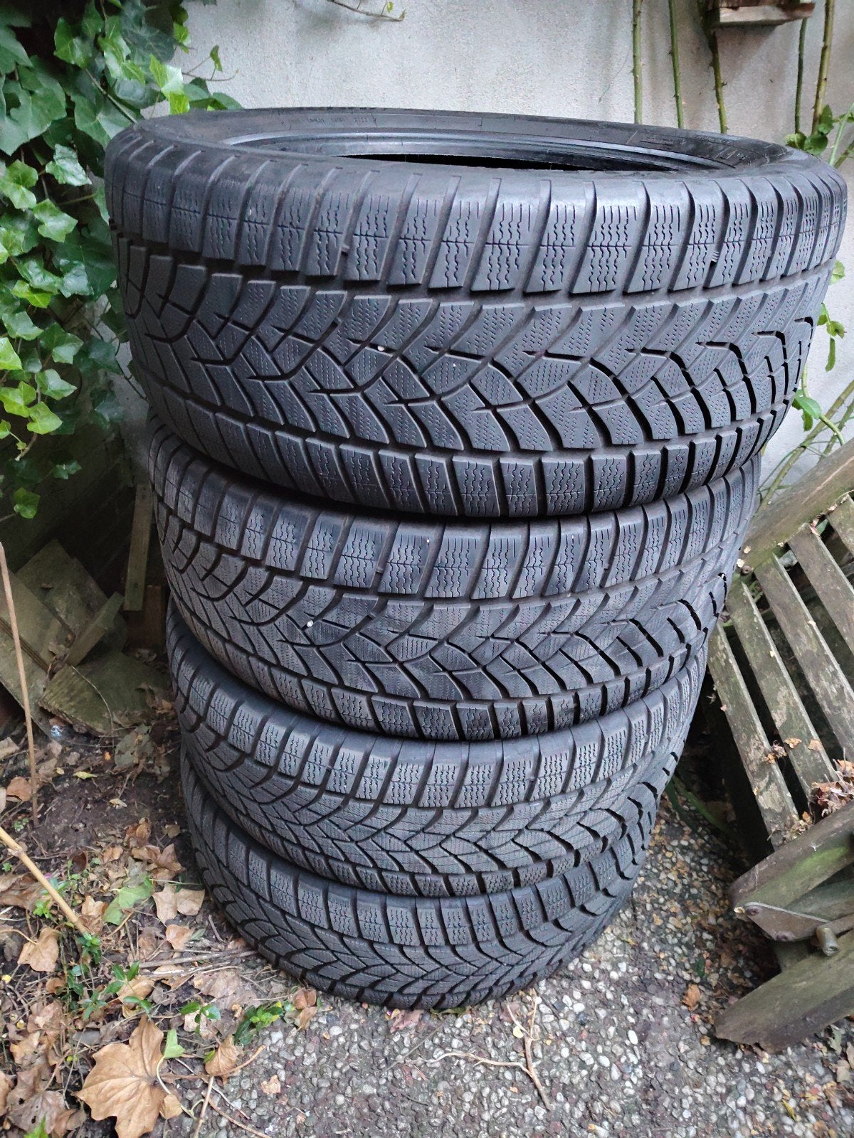 Goodyear Ultragrip Perf+ winterbanden 235/55R19 + 255/50R19, Gebruikt, Winterbanden, 235 mm, Band(en)