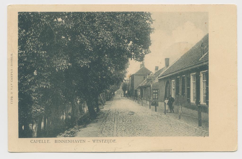 Sprang Capelle binnenhaven westzijde uitgave Van Campen, Verzenden, Voor 1920, Gelopen, Noord-Brabant
