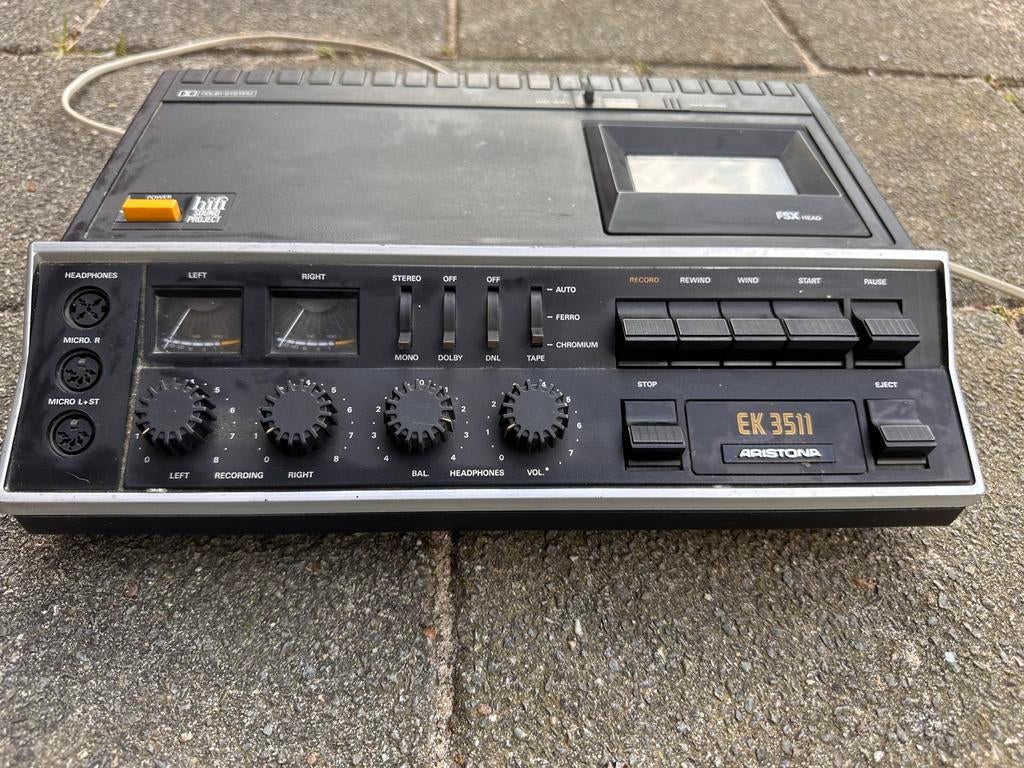 Aristona cassette deck, Ophalen, Enkel, Overige merken, Tape counter