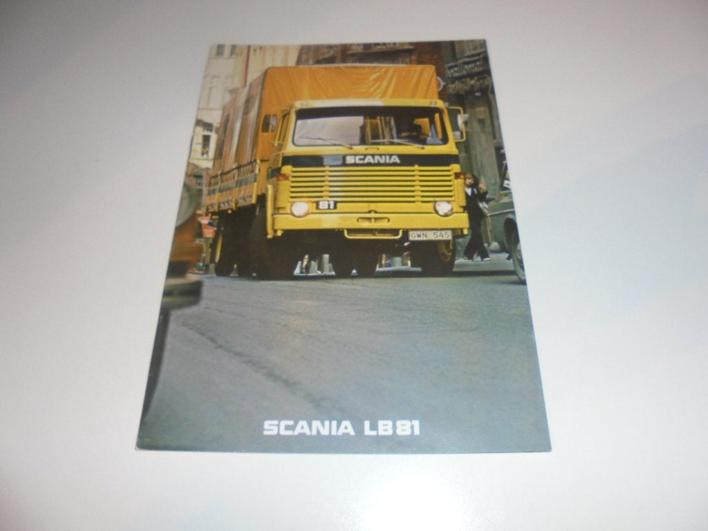 brochure Scania LB 81  1978, Ophalen of Verzenden, Nieuw, Overige merken