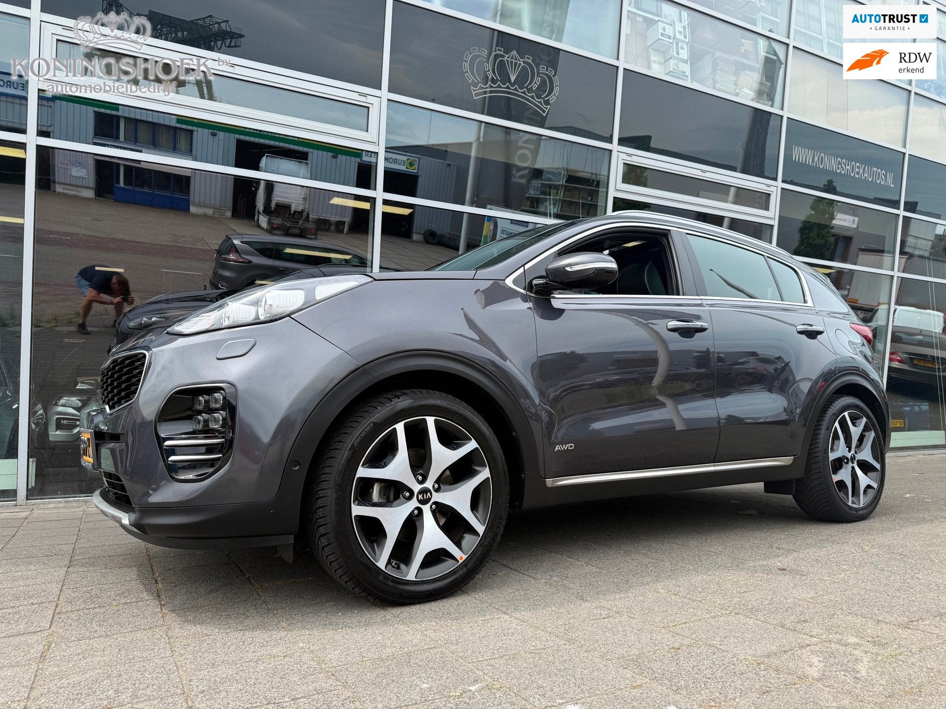 Kia Sportage 1.6 T-GDI 4WD GT-Line PlusLine, Auto's, Dealer onderhouden, Gebruikt, 4 cilinders, Lichtsensor