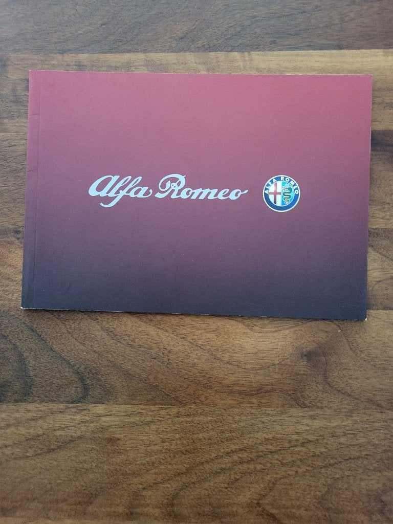 Alfa Romeo boekje., Ophalen of Verzenden, Zo goed als nieuw, Alfa Romeo