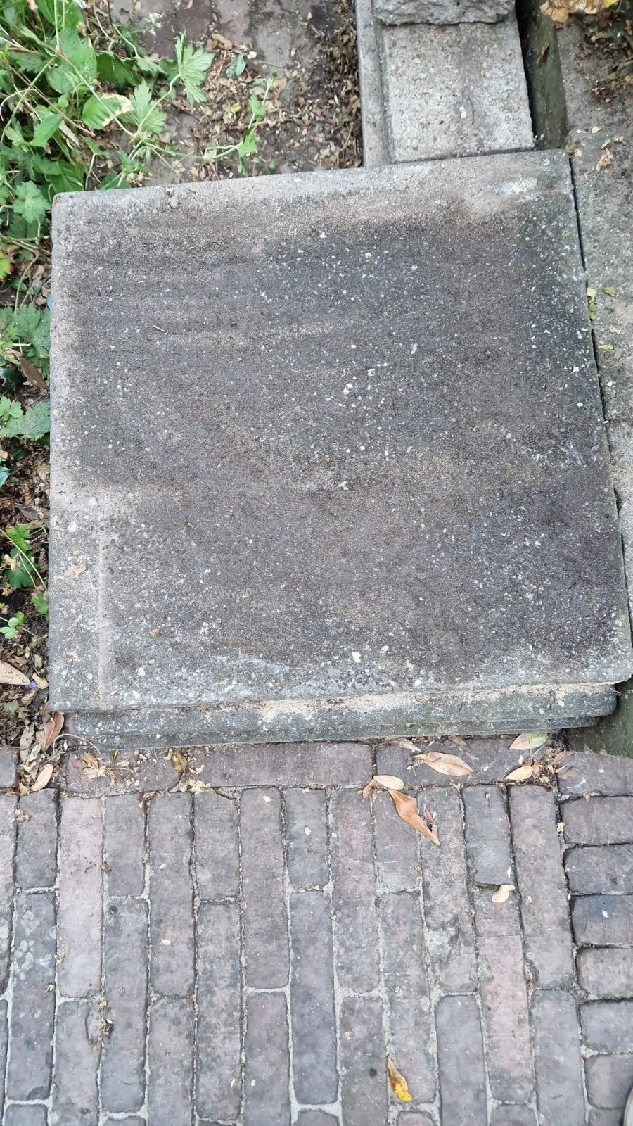 Betontegels oud Hollands antraciet, Tuin en Terras, Ophalen, Beton, Terrastegels