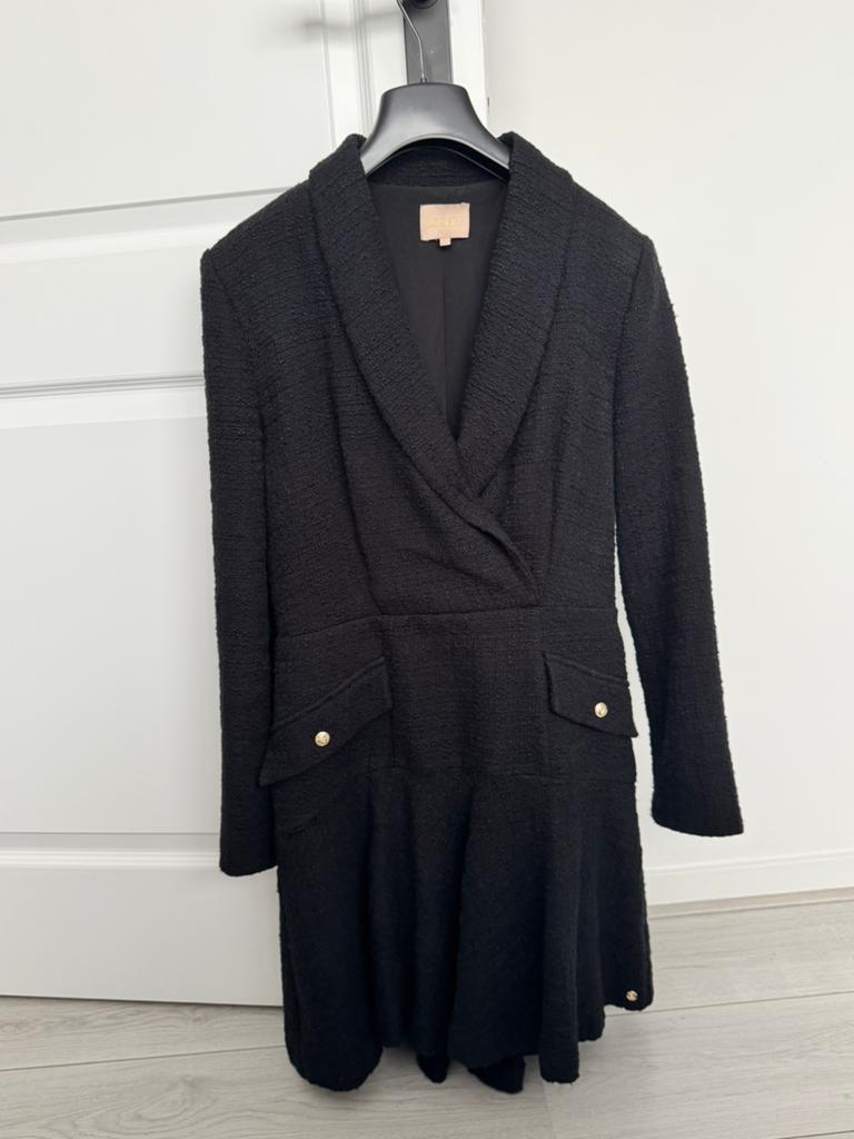 Josh V Jurk Zwart, Kleding | Dames, Jurken, Maat 38/40 (M), Zwart, Ophalen of Verzenden, Zo goed als nieuw
