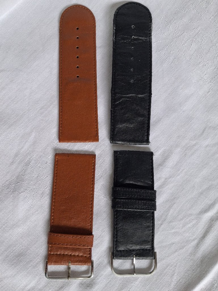 Horlogebandje Neos, Design Sowden en du Pasquier, bruin, Sieraden, Tassen en Uiterlijk, Horloges | Heren, Verzenden, Nieuw, Leer