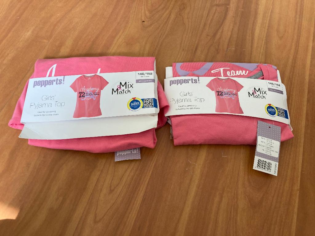 2 meisje pyjama's top maat 146/152 (nieuw), Ophalen of Verzenden, Nieuw, Meisje, Nacht- of Onderkleding