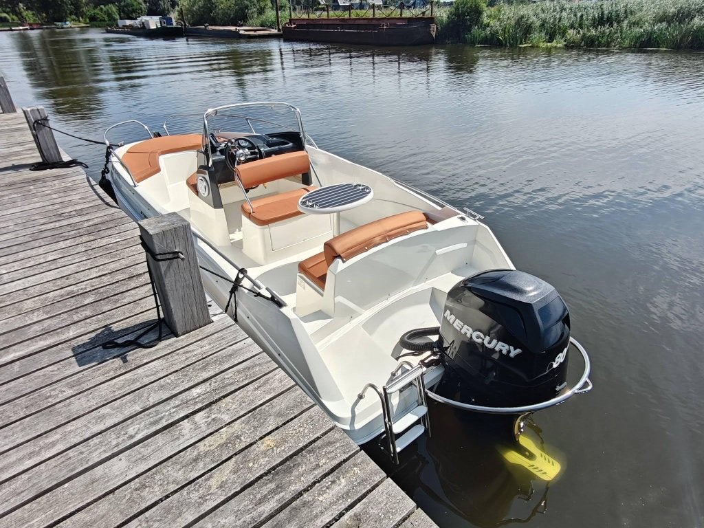 Prins 570 open - 80 pk Mercury | 450 hr. | 60 km/u, Watersport en Boten, Vis- en Consoleboten, 70 pk of meer, Overige merken, Gebruikt