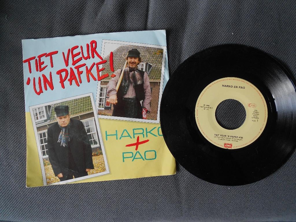 spaan vermeegen vinyl single Tiet veur `un pafke Harko Pao, Ophalen, Gebruikt, Overige genres, 7 inch