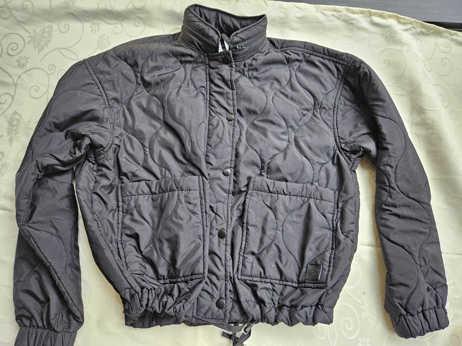 Bien Bleu Bascis gewatteerde jas XS, Zwart, Bien Bleu Basics, Ophalen of Verzenden, Zo goed als nieuw