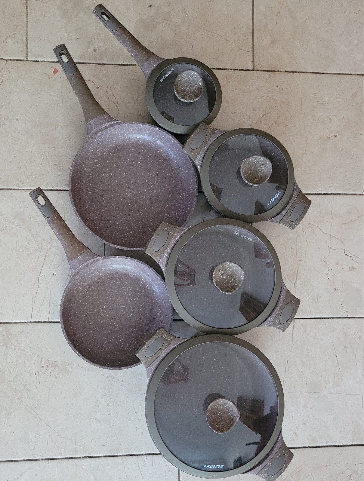 Splinternieuwe Kasanova 10-delige pannenset, Ophalen of Verzenden, Nieuw, Pannenset, Overige merken