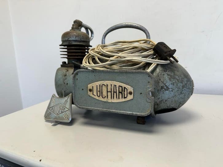 Vintage Luchard Banden Compressor, Verzamelen, Merken en Reclamevoorwerpen, Gebruikt, Gebruiksvoorwerp, ., Ophalen of Verzenden