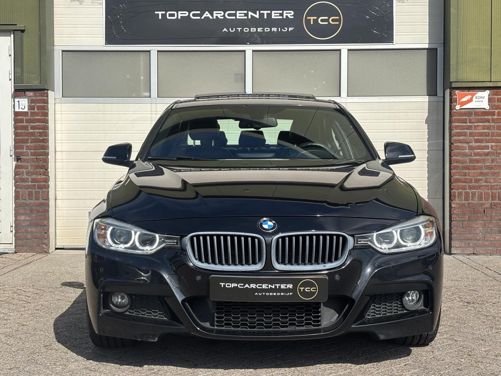 BMW 3-serie 316i High Exe/AUT/NAVI/STOELV/LEER/PARKS/APK/NAP, Auto's, Automaat, Gebruikt, Euro 6, 4 cilinders