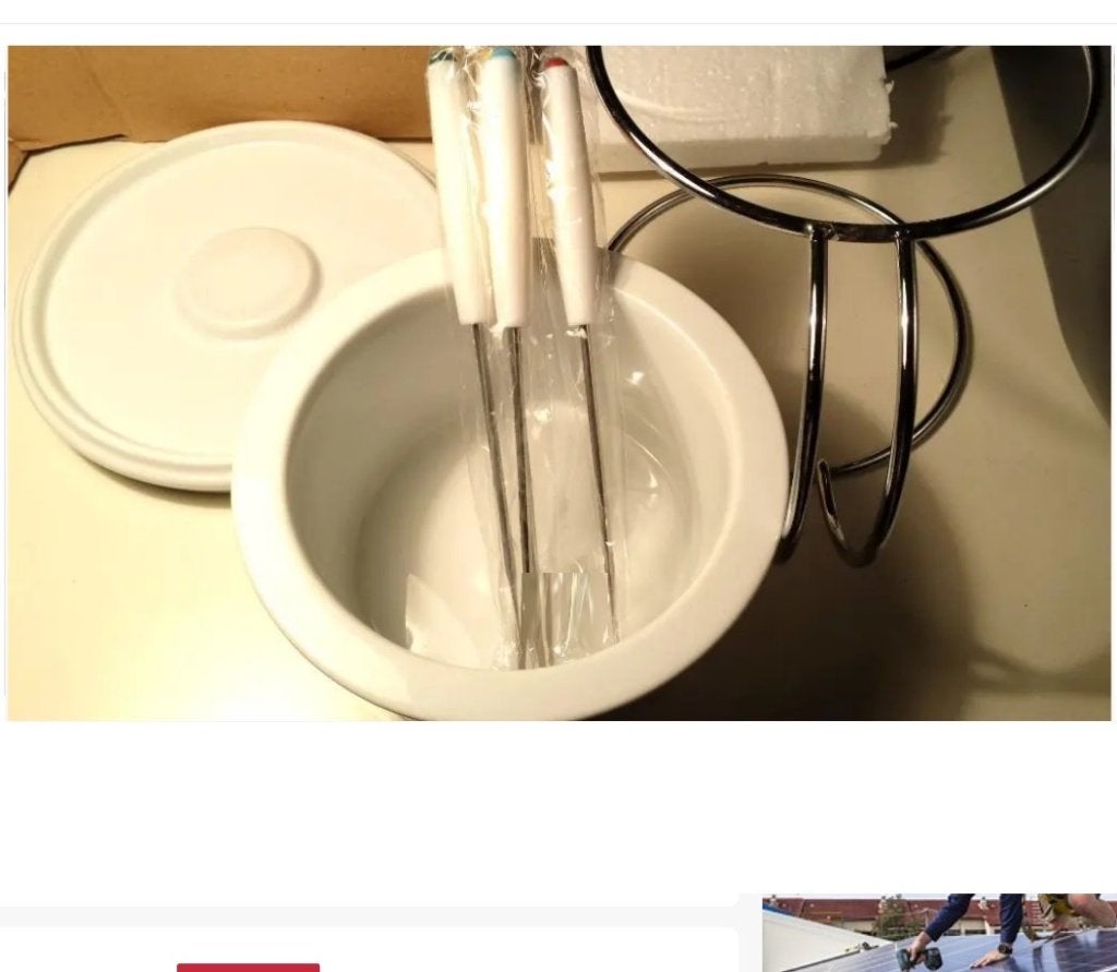 Fondue Set, FonDue Pan met accessoires Fondueset nog borden, Ophalen of Verzenden, Brander, Fondueset