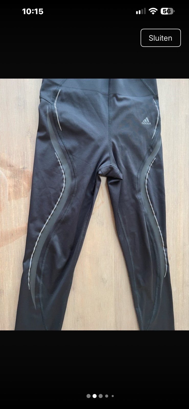 Adidas sportset (legging en top) - Zo goed als nieuw, Kleding | Dames, Zwart, Ophalen of Verzenden, Maat 34 (XS) of kleiner, Fitness of Aerobics