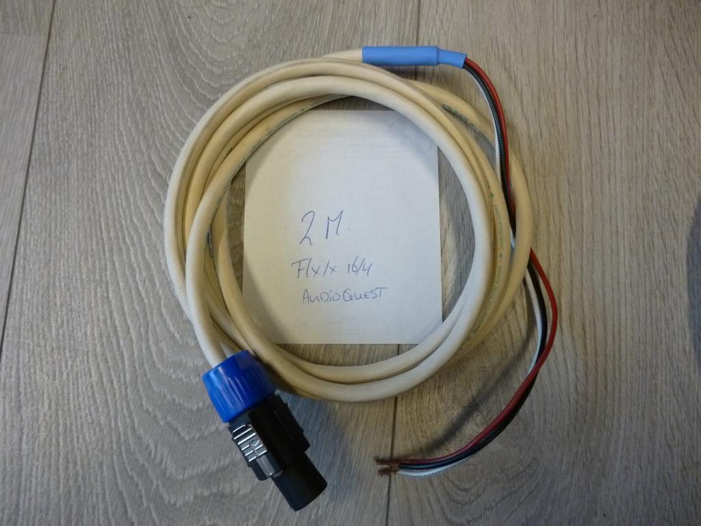 rel subwooferkabel audioquest flx/x16/4, Ophalen of Verzenden, Overige kabels