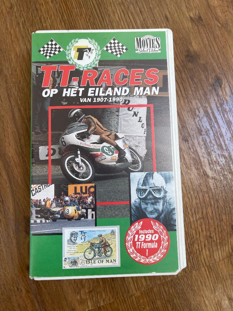 TT Isle of Man VHS band, Ophalen of Verzenden, Gebruikt, Motoren