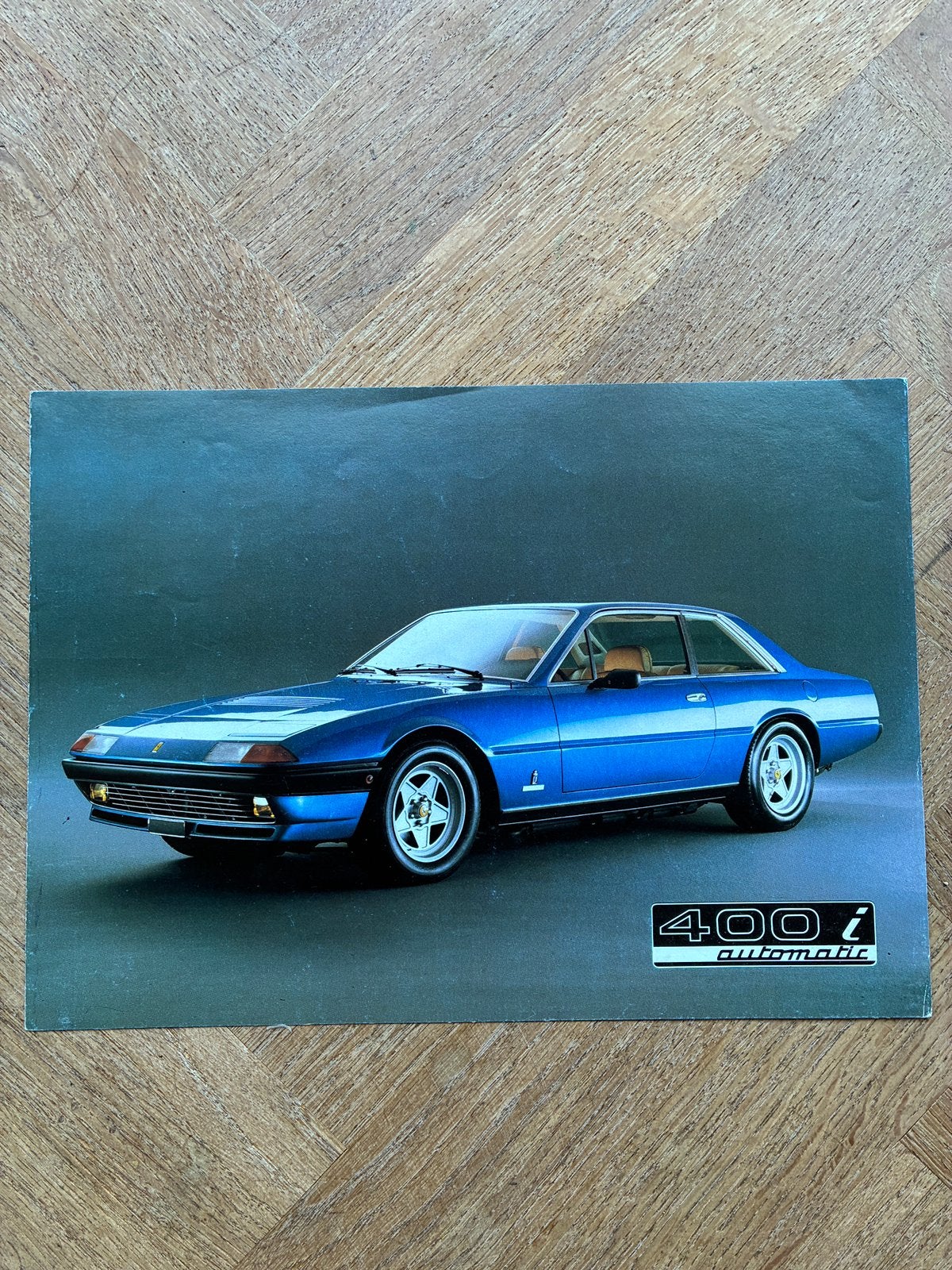 Ferrari 400i automatic brochure 1982, Verzenden, Zo goed als nieuw, Ferrari