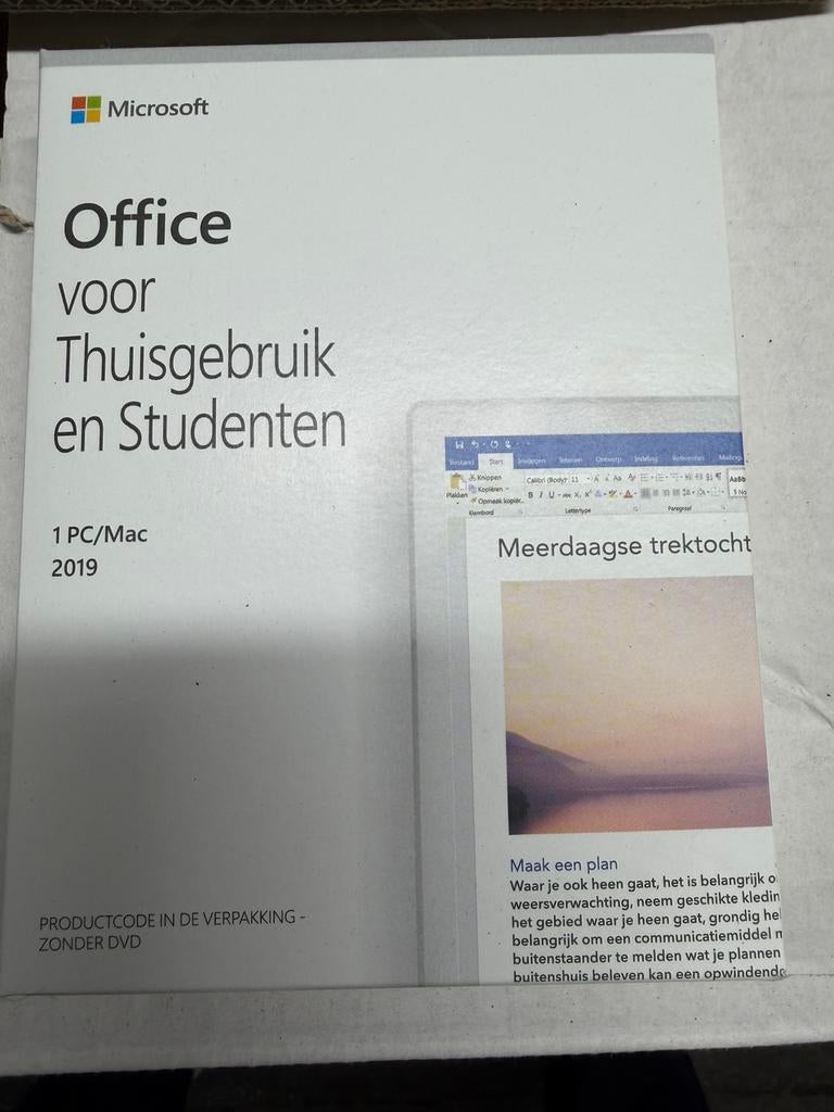Microsoft Office 2019 pc/mac, Ophalen, Gebruikt