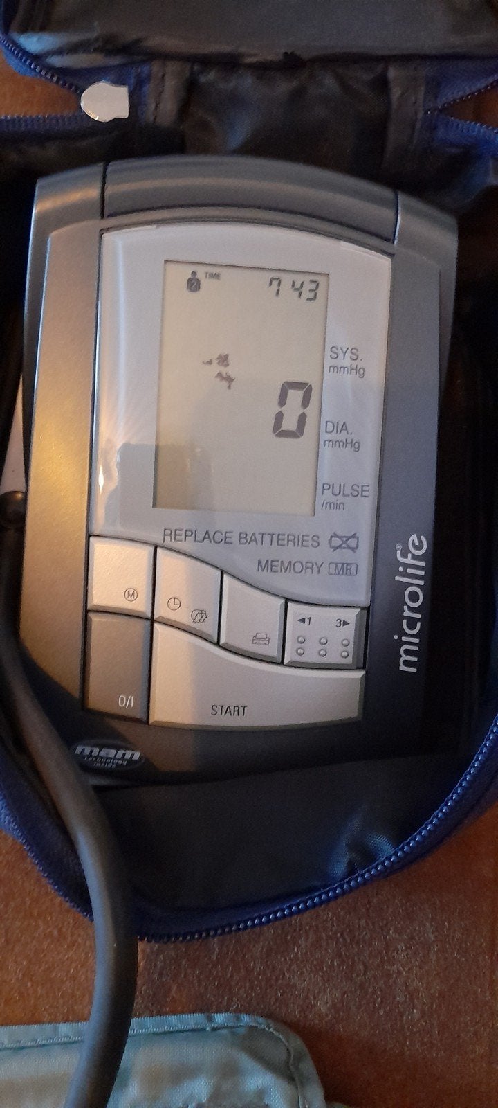 Microlife Bloeddrukmeter Model BP3AC1-1 met Manchet, Ophalen of Verzenden, Gebruikt, Overige typen