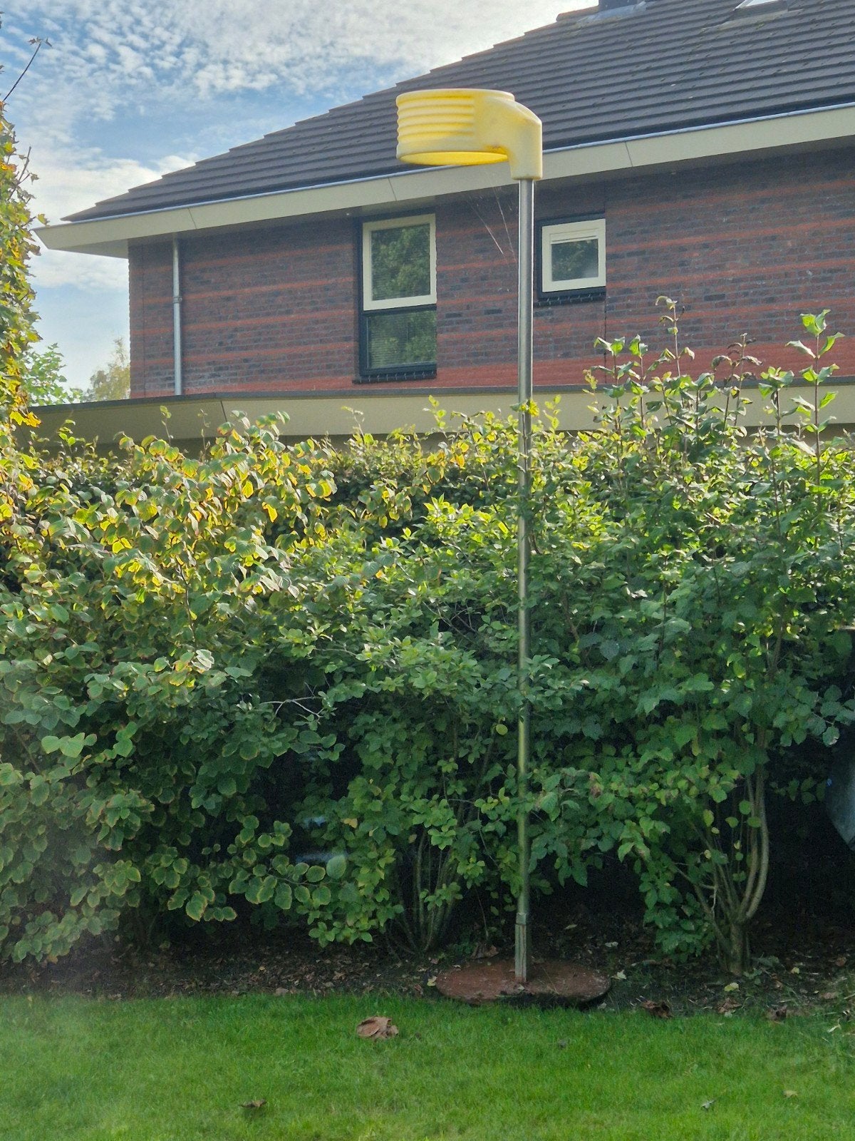 RVS korfbalpaal met korf - Gebruikt, Ophalen, Gebruikt