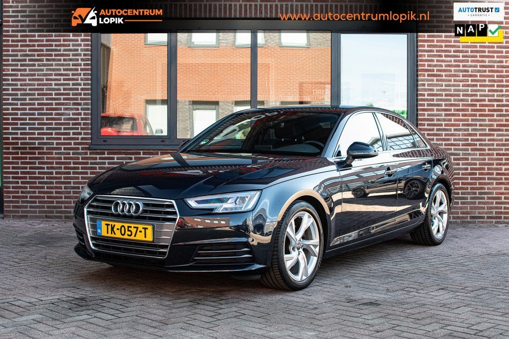 Audi A4 Limousine 1.4 TFSI Sport Lease Edition|Leder, Auto's, Audi, Gebruikt, 150 pk, Blauw, A4