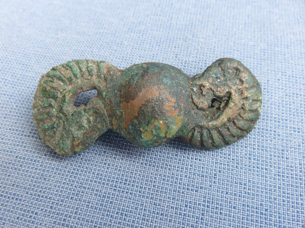 Scytisch ornament in brons - ca. 2300 jaar oud - bodemvondst, Ophalen of Verzenden, Brons