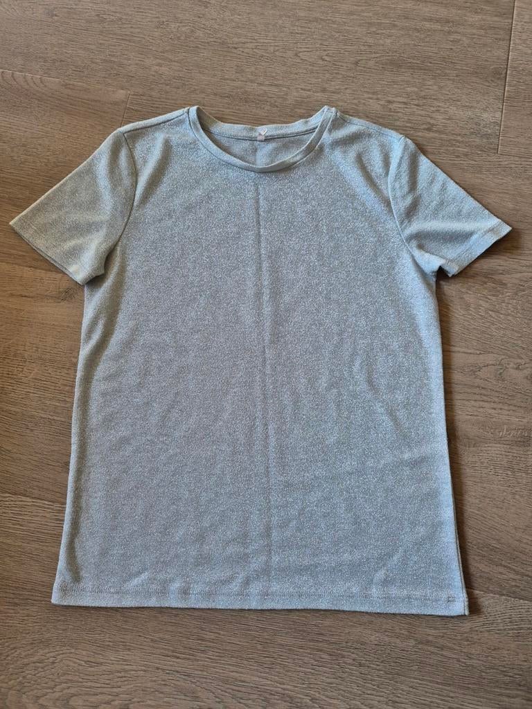 Glitter shirt maat 146/152, Ophalen of Verzenden, Zo goed als nieuw, Meisje, Shirt of Longsleeve