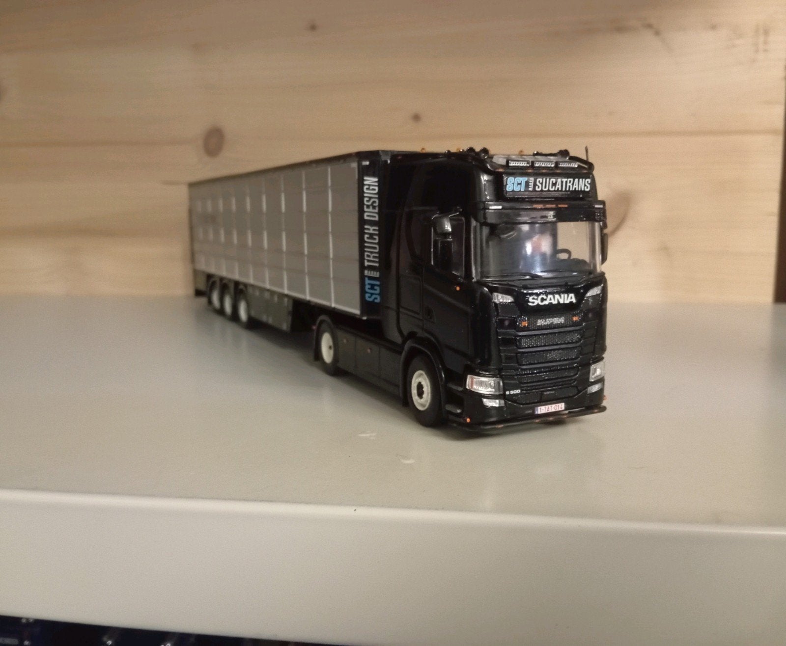 Scania S Sucatrans Tekno, Hobby en Vrije tijd, Modelauto's | 1:50, Ophalen of Verzenden, Nieuw, Bus of Vrachtwagen, Tekno