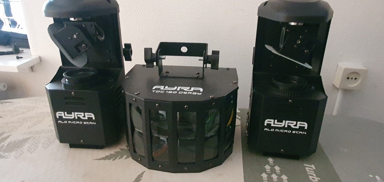Ayra Lichtset: 2x Micro Scan & 1x TDC 150 Derby, Muziek en Instrumenten, Licht en Laser, Ophalen of Verzenden, Gebruikt, Licht