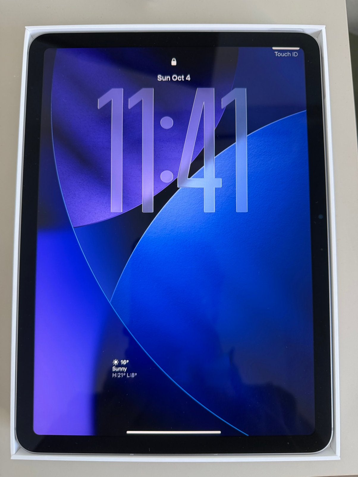 iPad Air M4 128GB Wi-fi+Cellular, Apple iPad Air, Zo goed als nieuw, 128 GB, Grijs