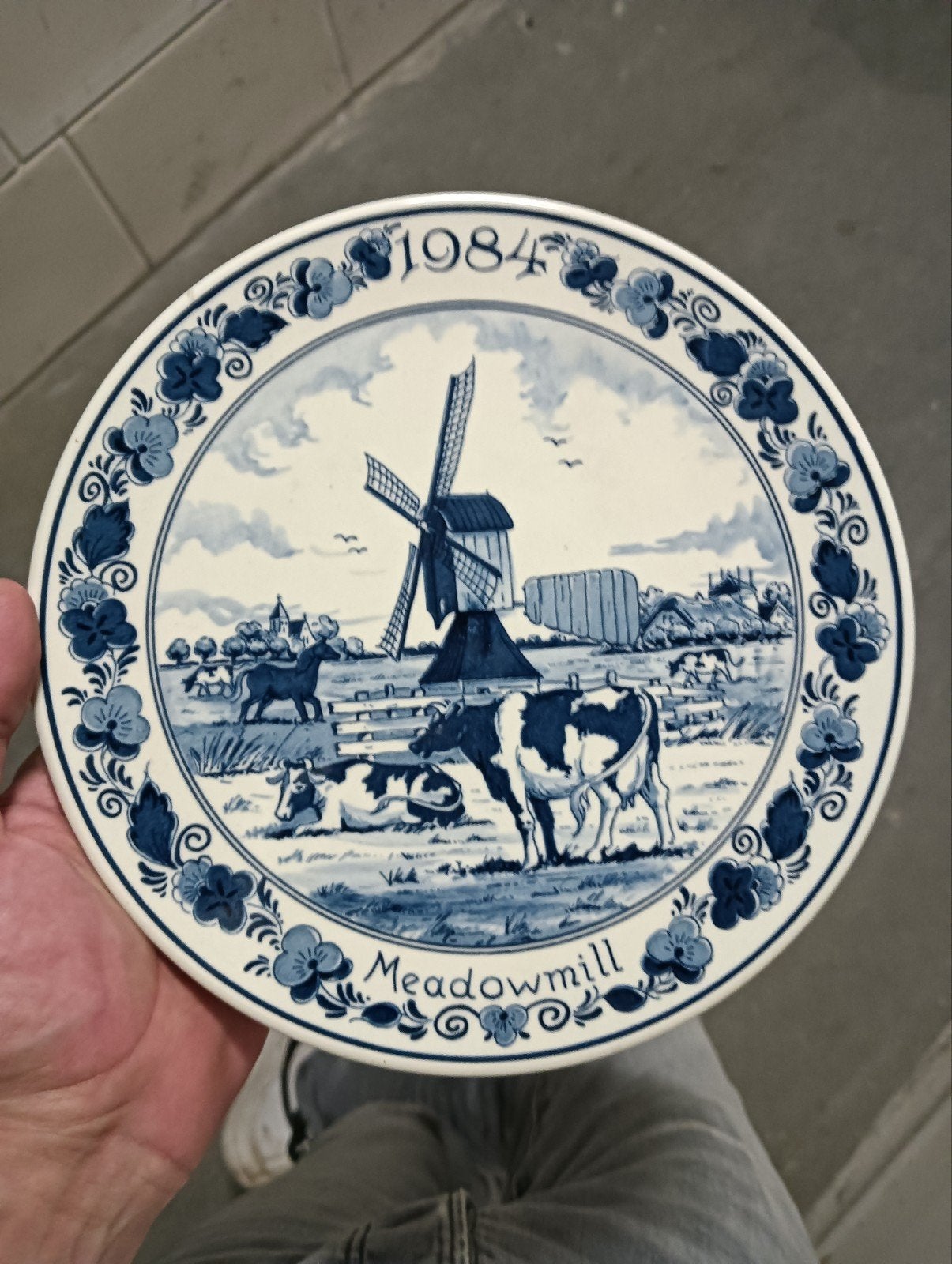 Delfts Blauw met certificaat, Ophalen