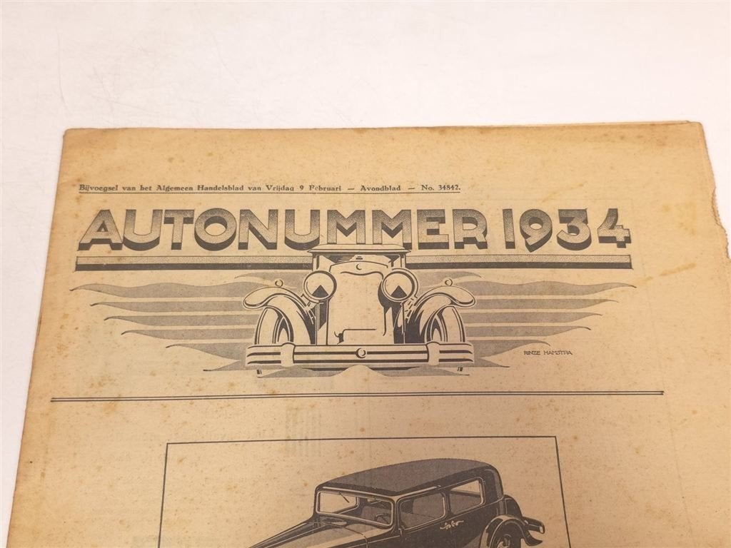 Autonummer 1934 — RAI Ford Citroen Renault, Ophalen of Verzenden, Gelezen, Ford