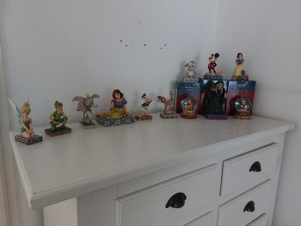 Disney beeldjes collectie - Jim Shore, Ophalen of Verzenden, Mickey Mouse, Zo goed als nieuw, Beeldje of Figuurtje
