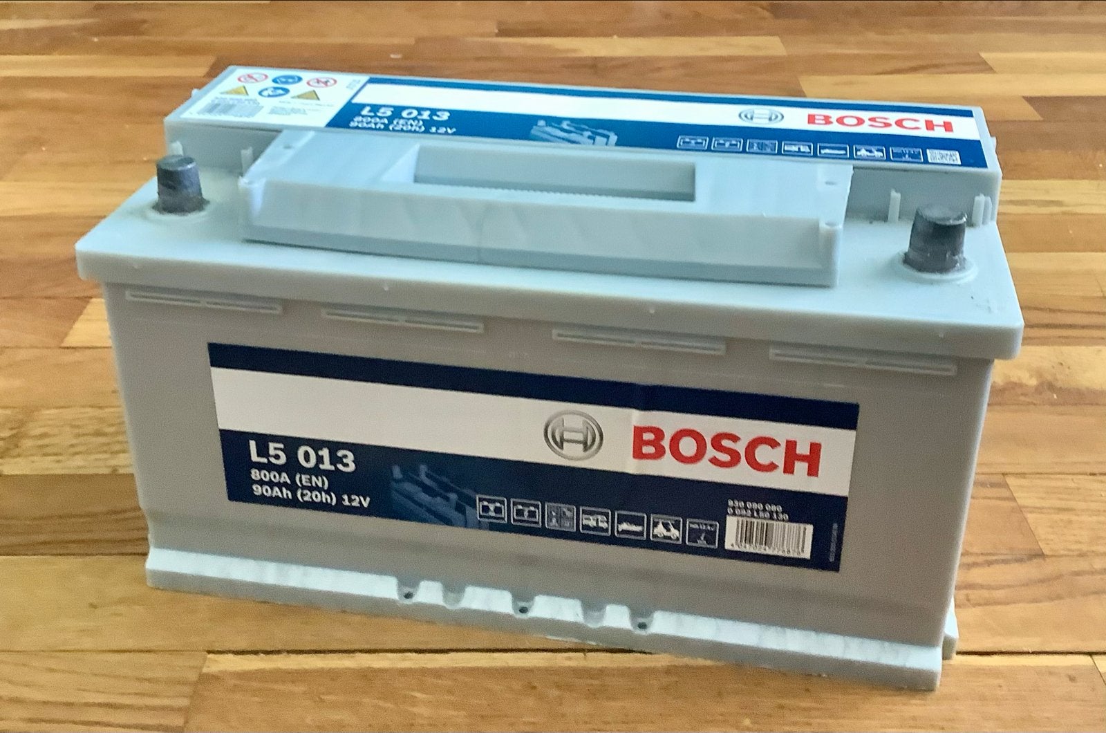 Bosch Accu L5 013 12V 90Ah 800A SLI-technologie, Ophalen, Gebruikt