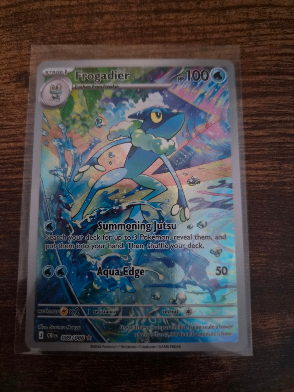 Pokemon kaarten (frogadier), Ophalen of Verzenden, Nieuw