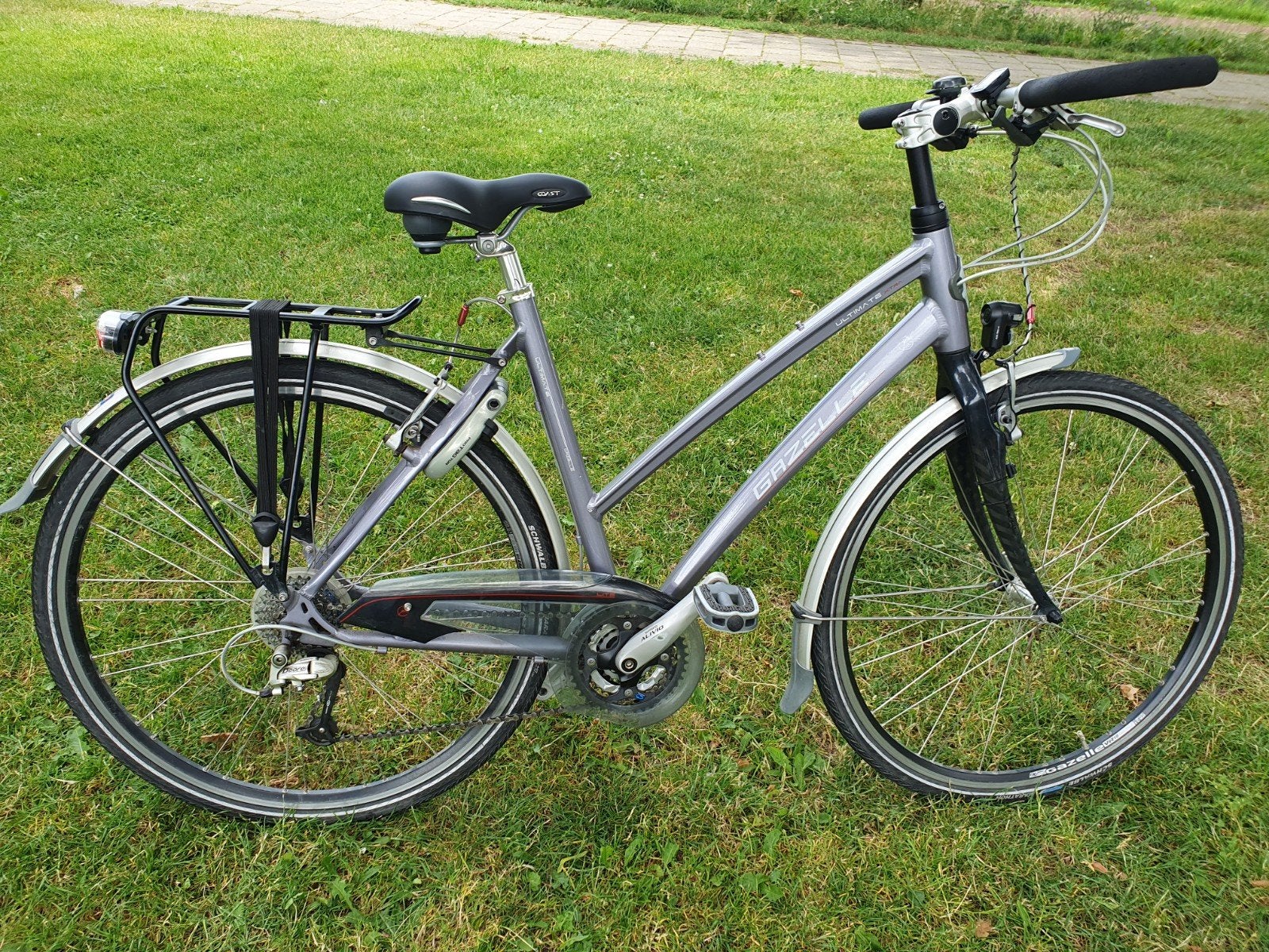 In absolute nieuwstaat Gazelle ultimate damesfiets, Ophalen of Verzenden, Zo goed als nieuw, Minder dan 10 versnellingen, Gazelle
