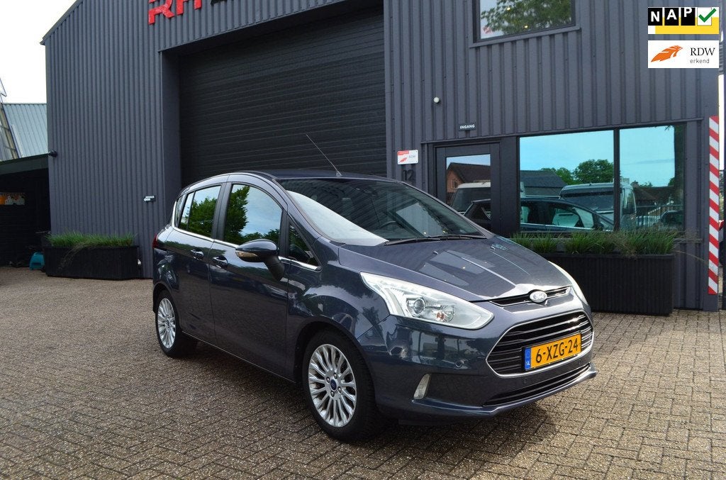 Ford B-Max 1.0 EcoBoost Titanium | Camera | Clima | Trekhaak, Auto's, Ford, Voorwielaandrijving, Euro 5, 101 pk, Gebruikt
