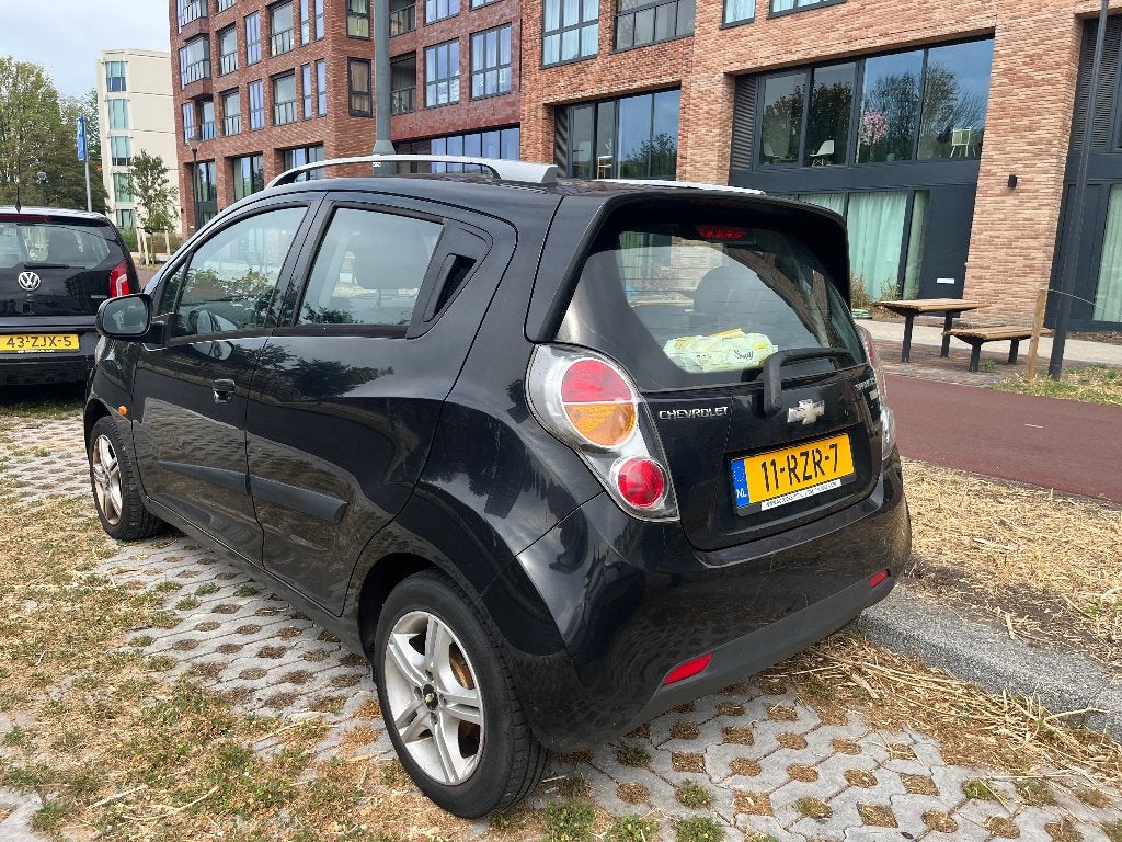 Chevrolet Spark 1.0 Bifuel 2011 Zwart, 37 €/maand, Zwart, 4 cilinders, Zwart