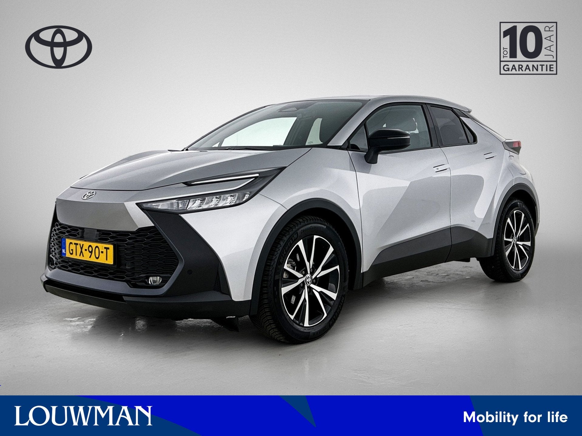 Toyota C-HR 1.8 Hybrid 140 Dynamic | Parkeersensoren v+a | D, Auto's, Stof, 4 cilinders, 122 pk, Origineel Nederlands