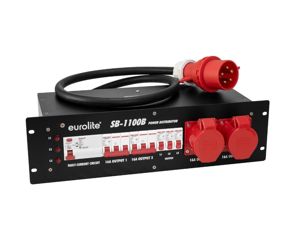 EUROLITE SB-1100B Power Distributor, Geluidgestuurd, Overige typen, Nieuw, Ophalen of Verzenden
