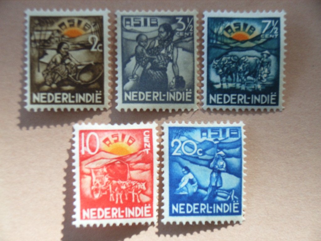 BL   Ned.Indie 230-234, Postzegels en Munten, Ophalen of Verzenden, Nederlands-Indië