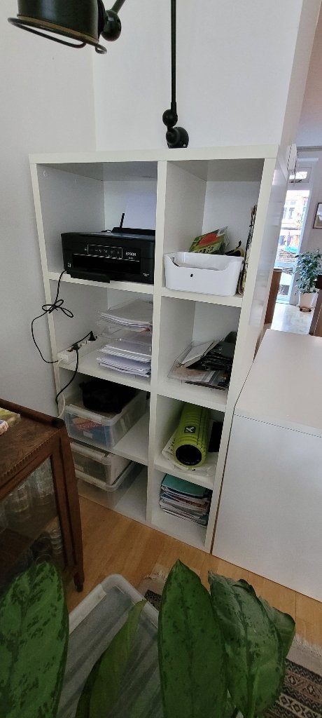 Bureau met kast - Lundia, Ophalen, Gebruikt, Spaanplaat of MDF, 80 cm