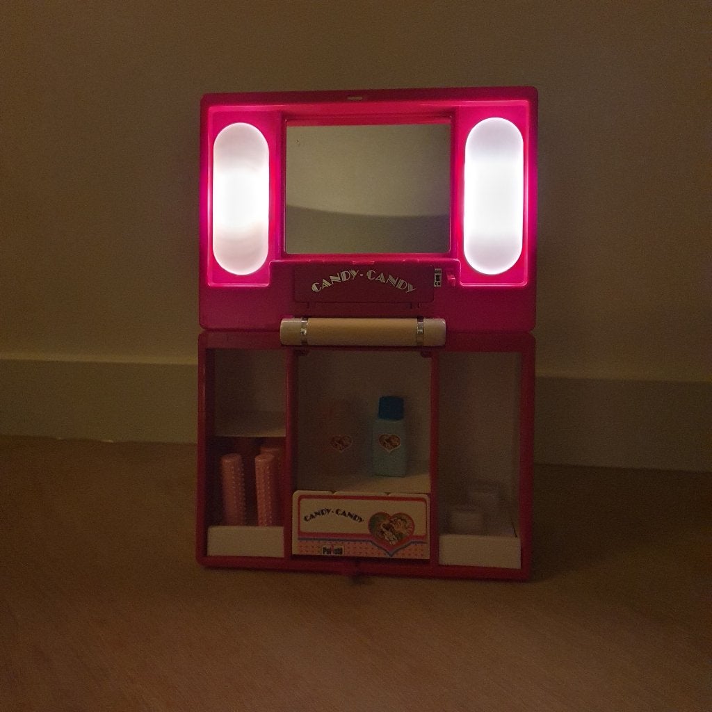 Vintage Candy Candy Beauty Case Polistil met licht, Ophalen of Verzenden, Gebruikt