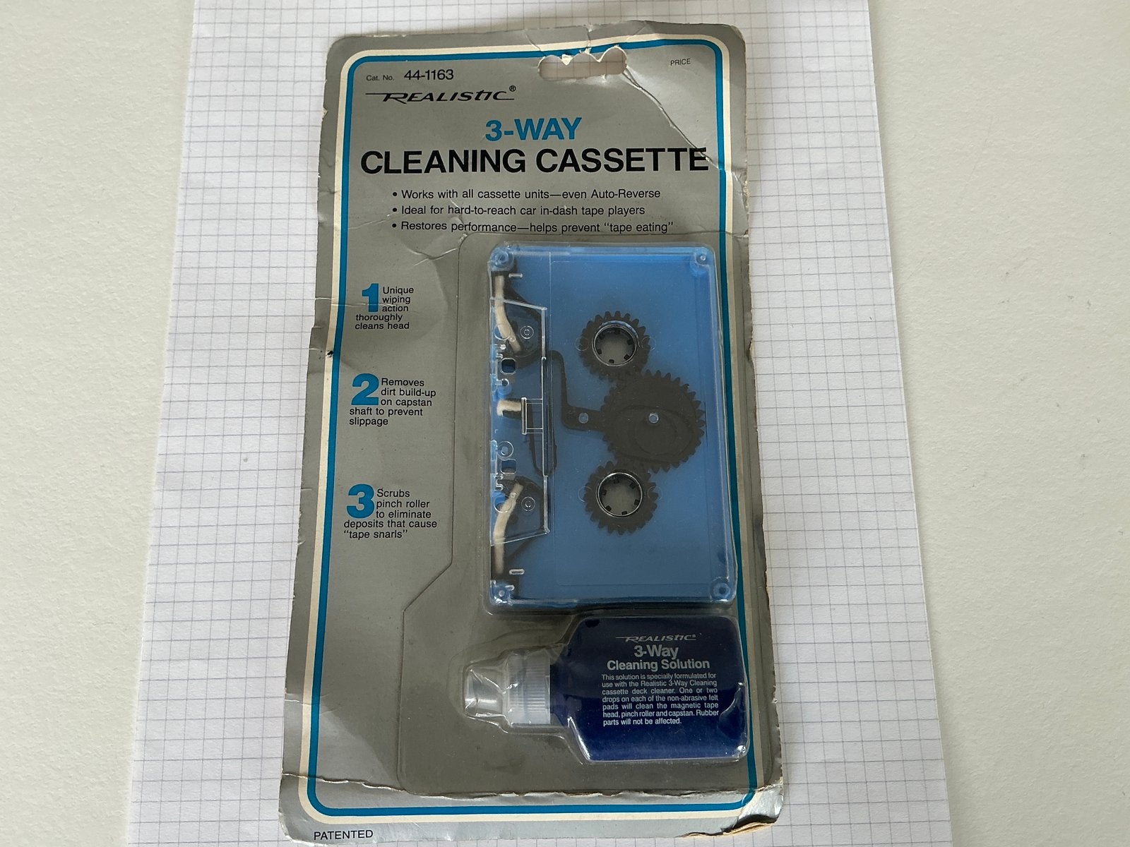 Realistic audiocassette koppen reinigingsset NOS, Gebruikt, Ophalen of Verzenden, NA, NA