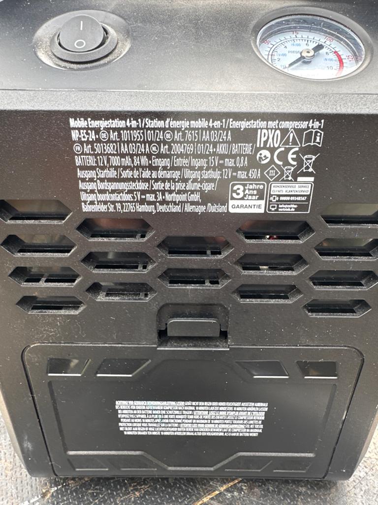 Auto XS Mobiel Energiestation 4-in-1 met compressor, Ophalen of Verzenden, Gebruikt