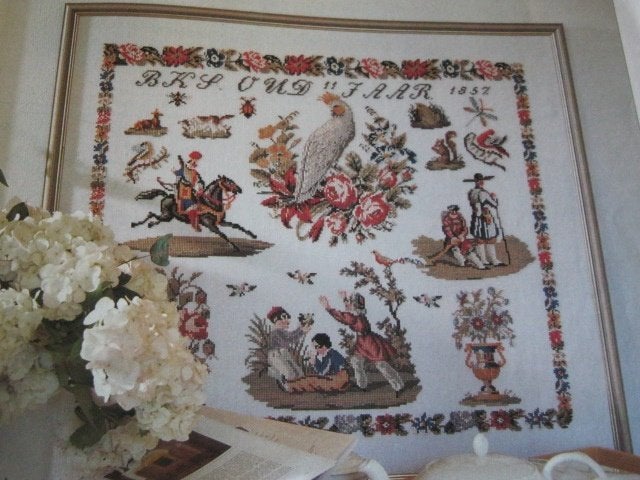 Borduurpatroon  Klassiek merklap  nr 60 10, Verzenden, Nieuw, Handborduren, Patroon