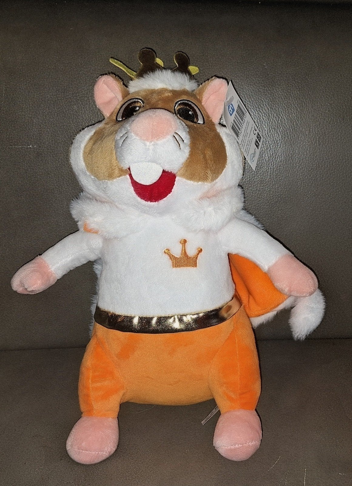 Nieuwe Hamster Knuffel met Kroon en Mantel, Kinderen en Baby's, Speelgoed | Knuffels en Pluche, Overige merken, Overige karakters
