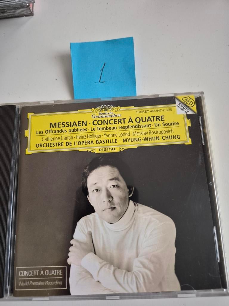 Messiaen - Concert à Quatre CD (Deutsche Grammophon), Ophalen of Verzenden, Modernisme tot heden, Zo goed als nieuw, Orkest of Ballet
