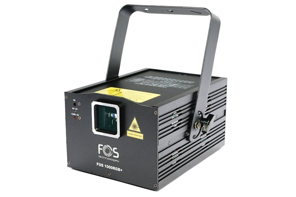 FOS 1000RGB Laser Hoogwaardige RGB-laser met 25 KPPS-scanner, Geluidgestuurd, ., Nieuw, Ophalen of Verzenden