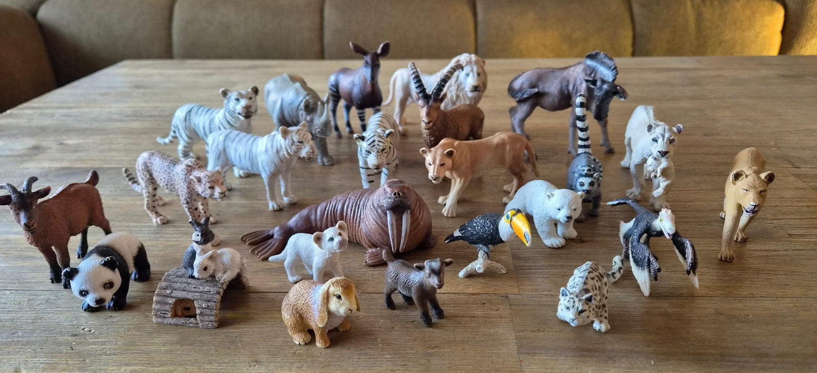 Grote set dieren van oa Schleich te koop!, Ophalen, Gebruikt, Jongen of Meisje